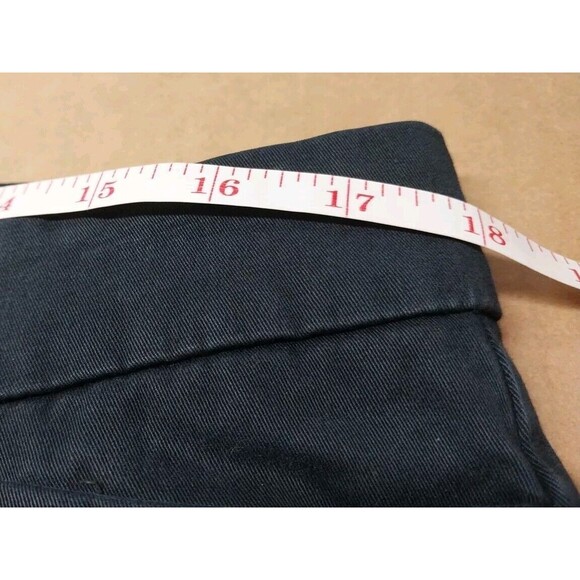 Dockers Womens 16 MED Ideal Fit Navy Blue Pants Chinos Twill Khaki Mom Comfy - Picture 6 of 13
